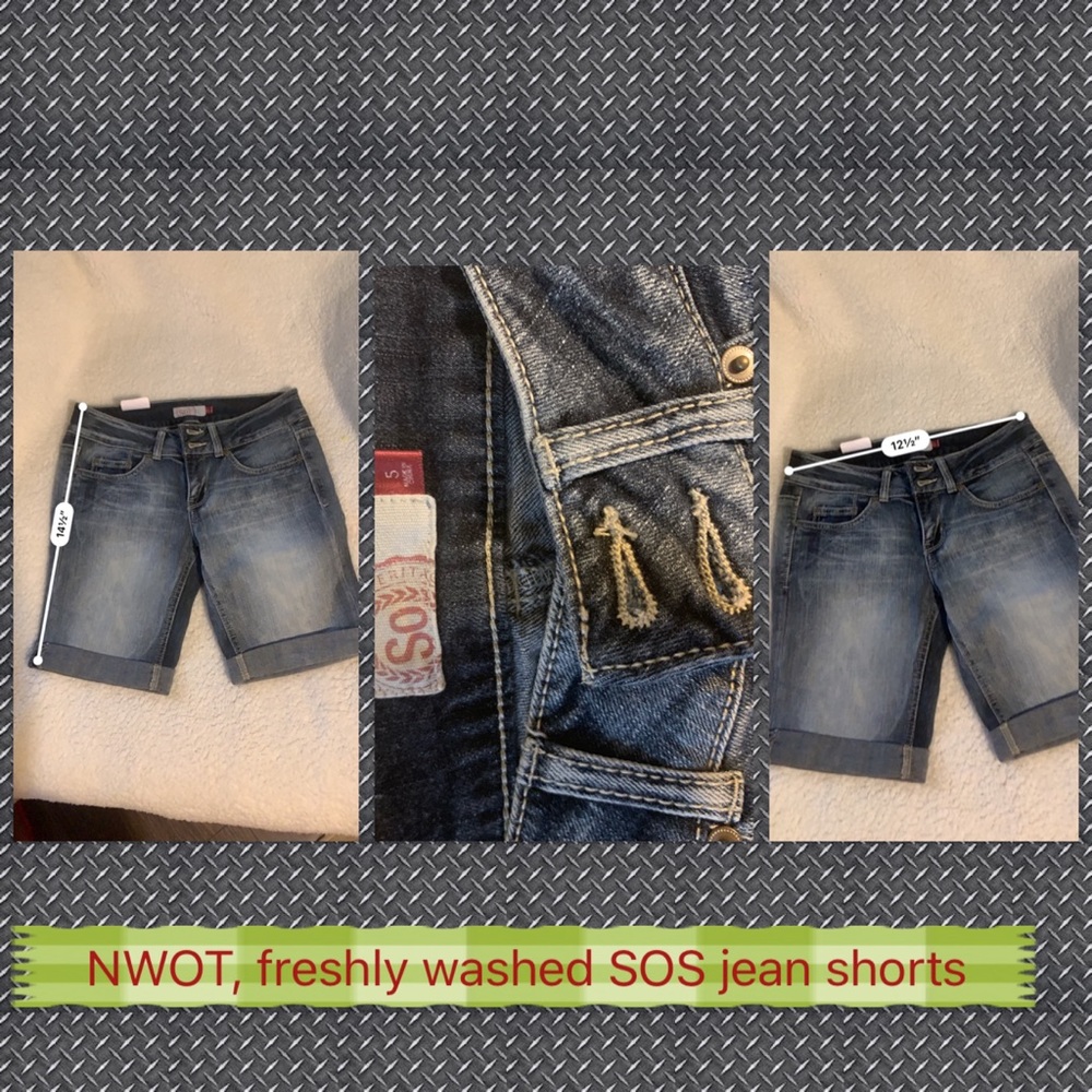 Sos Jean shorts NWOT